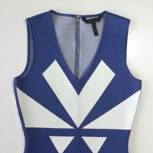 HOT bandage dress, illusion bodycon mini BCBGMaxAzaria - Picture 2 of 5